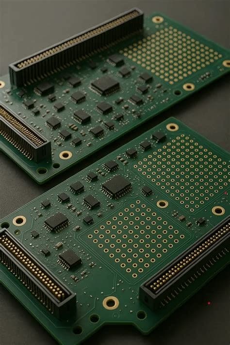Circuit boards used in automated test equipment, illustrative